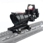 4x32 ACOG Scope With Rmr Reticle Fiber Green/ Red Optic Sight