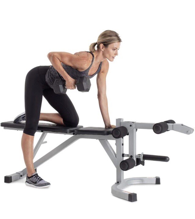 Weider Platinum Utility Workout Bench Preacher Pad Leg Developer Press