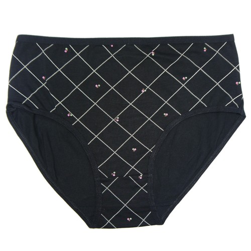 4x Mutandine Donna Morbido Cotone Slip Lingerie Intimo Strech Leggero UK 8-18 JD10 - Foto 3 di 5