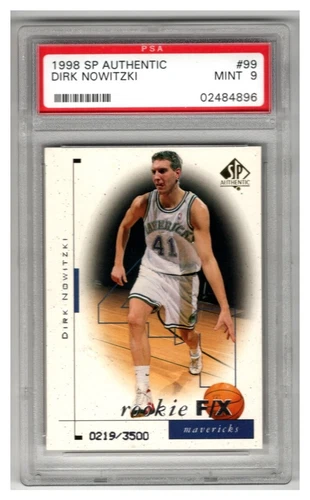 Dirk Nowitzski 1998 SP Authentic #99 PSA 9 MINT (219/3500)