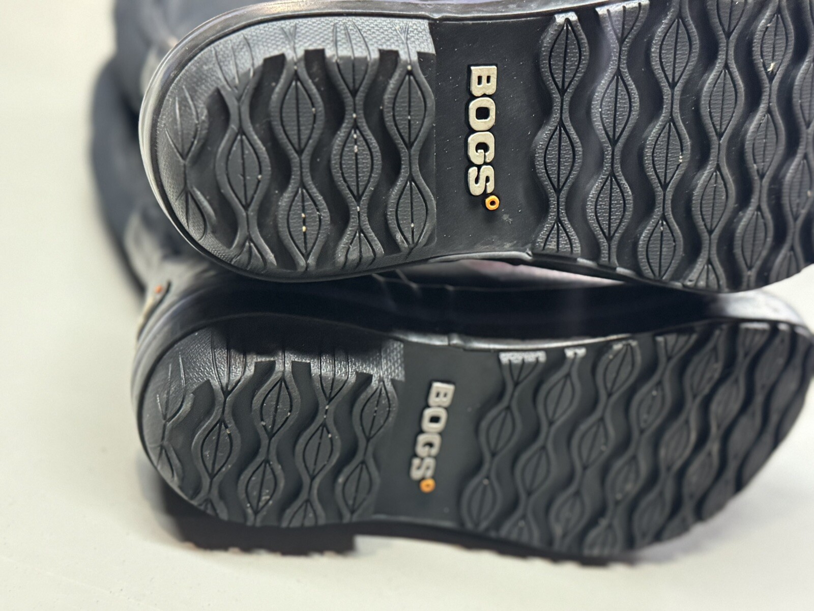 BOGS Black Solid Plimsoll Tall Waterproof Snow Ra… - image 12