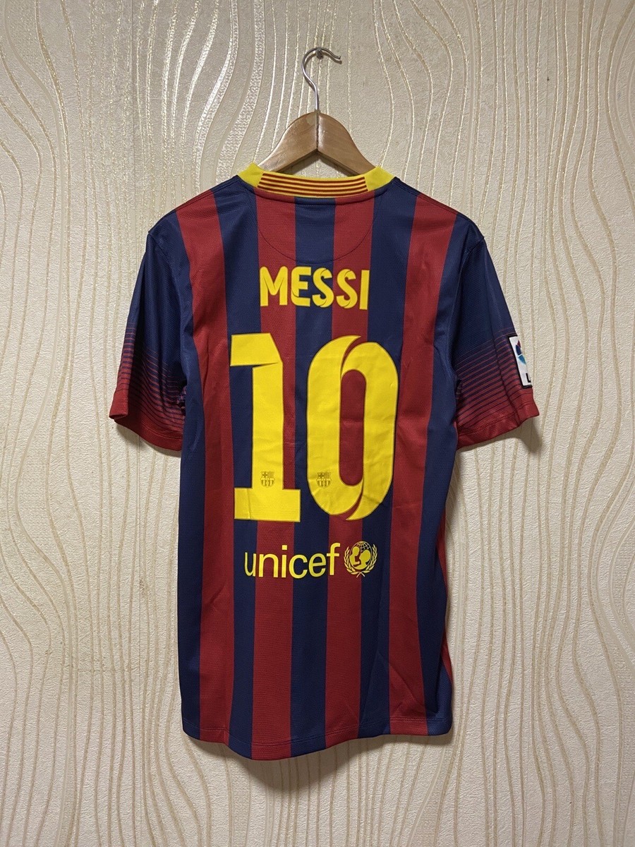 BARCELONA 2013 2014 HOME SHIRT JERSEY NIKE 532822-413 sz S