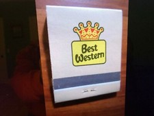 Vintage " Best Western " Unused Matchbook. Made in USA
