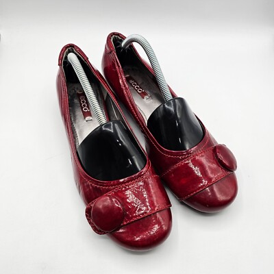Patent Leather Ecco Womens Heels Ecco Womens Hanna Shoes Size 37