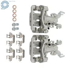 For 2006-13 Ford Fusion Mazda 6 Mercury Rear LH & RH Brake Caliper w/ Bracket 2X