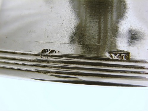 Setubal Portugal Solid Silver Bowl w Pedestal Base Marked c1790 - Picture 5 of 12