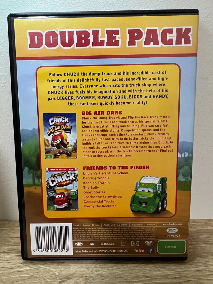 The Adventures Of Chuck And Friends - Double Pack (DVD, 2015, 2-Disc) +LIKE NEW - image 2 of 2