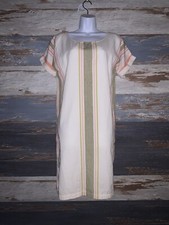 Trove Anthropologie 100% Cotton Stripe Dress Size Medium M Summer Vacation NWOT