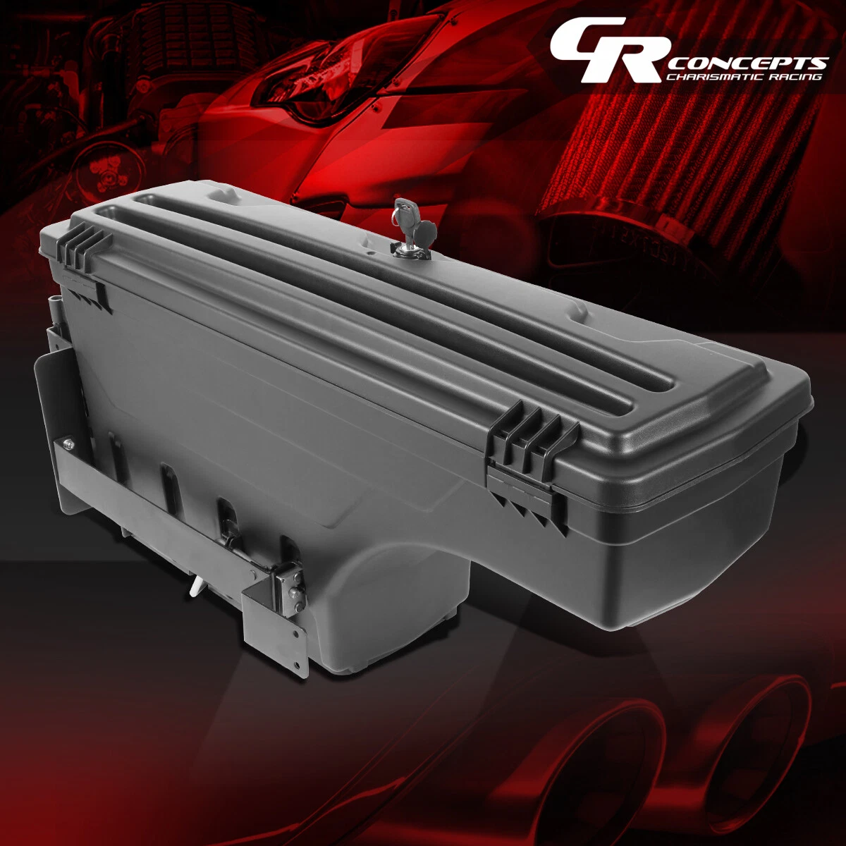 PASSENGER SIDE TRUCK BED WHEEL WELL STORAGE TOOL BOX FOR 2002 2018 DODGE RAM