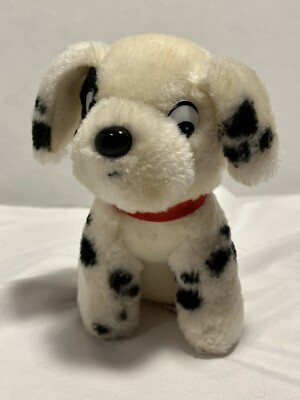 Vintage Walt Disney 101 Dalmations Patch Puppy Dog Plush 6 Inch Stuffed Animal