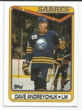 DAVE ANDREYCHUK 1990-91 TOPPS CARD NEAR MINT+ CONDITION