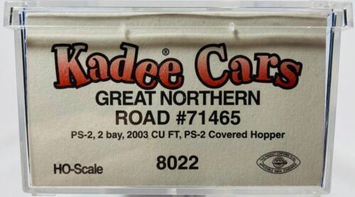 KADEE HO - 8022 - PS2 Covered 2 Bay Hopper - Great Northern Railroad - As New - Picture 2 of 8