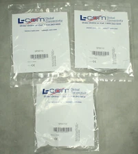 Lot of 3 L-Com Flat Modular RJ12 Cable, RJ12 (6x6) / RJ12 (6x6), 2.0 ft SP95112