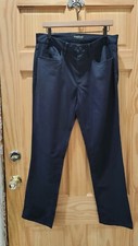 Kenneth Cole New York Men's Dress Pants Straight Fit Navy Blue Size 32 X 30