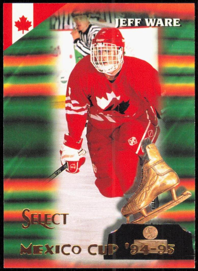 1994-95 Select #163 Jeff Ware Canada Mexico Cup Rookie RC