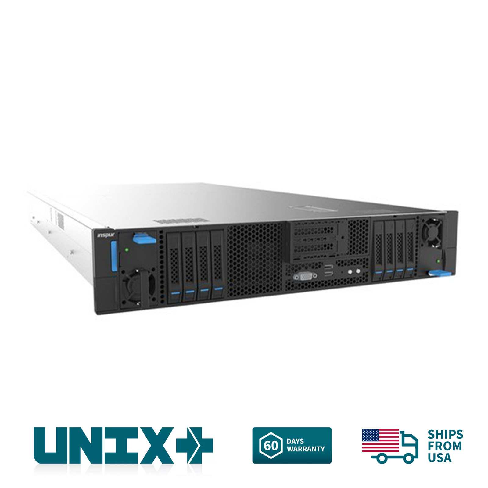 2U Deep Learning AI Server 8 Way GPU 8x V100 32GB SXM2 Intel 40 Cores 1TB DDR4