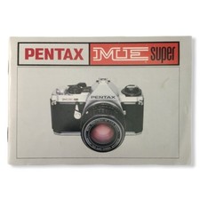 Pentax ME Super Camera Instruction Manual 1980 Japan 06046 Vintage