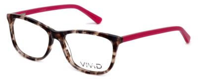 Calabria Viv 848 Designer Blue Light Blocking Glasses in Demi-Pink Square 53mm