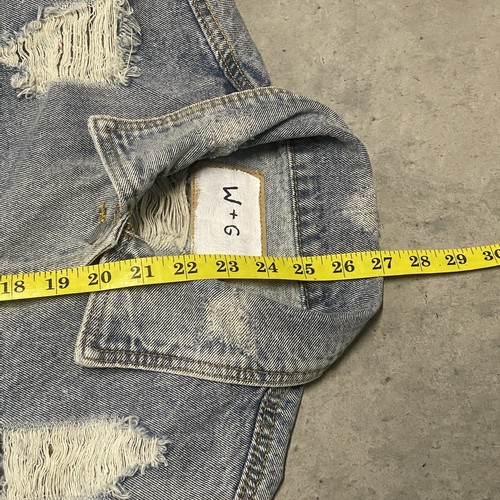Giacca Jean Wren And Glory Denim Natale Donna Taglia Large XL - Foto 13 di 14