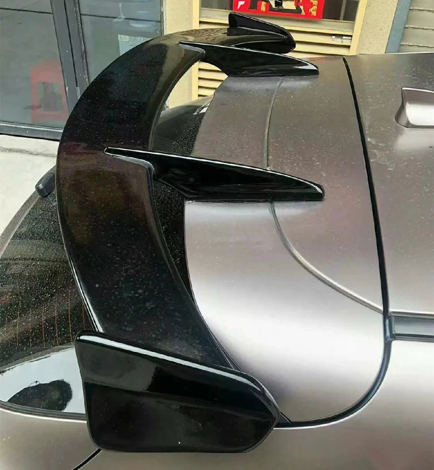 Universal Glossy Black Rear Window Roof Spoiler Lip Wing Fit For SUV Wagon Sedan Foto 4 de 4