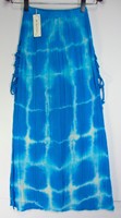 Jen's Pirate Booty Viola Lee Maxi Skirt Turquoise Cross Tie Dye Boho Small Jen's Pirate Booty Viola Lee Maxi Skirt Turquoise Cross Tie Dye Boho Small