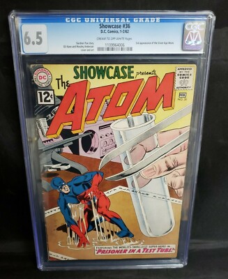 Showcase #36 3rd Silver Age Appearance of the Atom CGC 6.5 FN+ DC Comics 19612