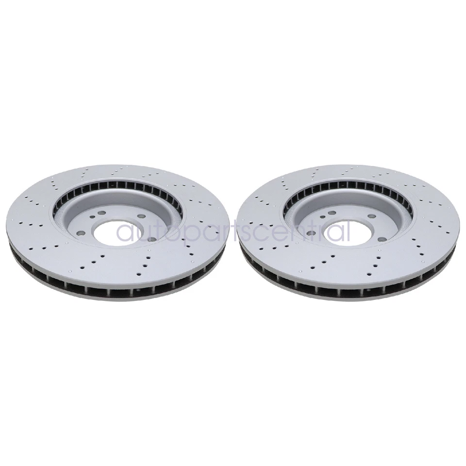 2 piezas discos de freno traseros izquierdo+derecho rotores para Mercedes Benz G63 463 AMG 2019-2023 Foto 4 de 4