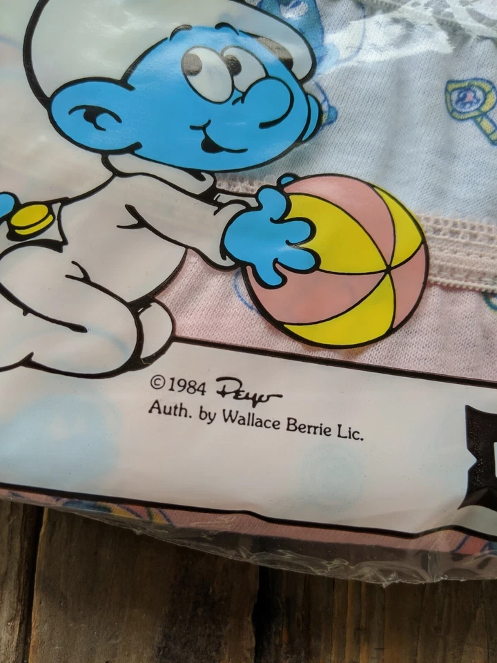 Talla 2 Hanes Niñas ShowToons Bebé Pitufo Ropa Interior Calzoncillos De Colección 1984 Foto 2 de 4