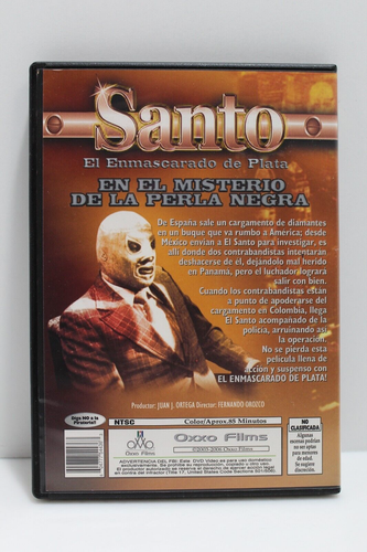 Santo: El Enmascarado De Plata - En El misterio De La Perla Negra - DVD Video - Foto 3 di 9