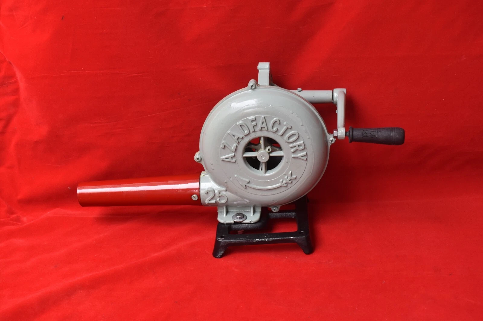 NO. 25 Blacksmith Vintage Style Aluminum Hand Blower Crank Forge Air Blower tool