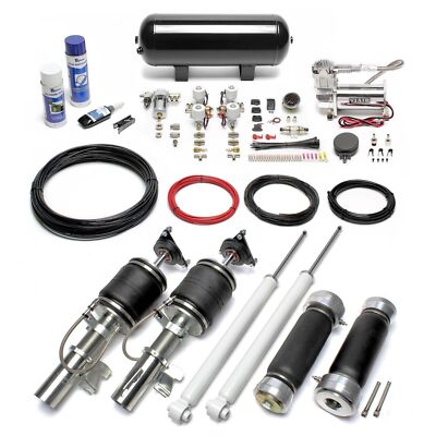 TA Technix Luftfahrwerk schwarz für Ford Focus C-Max Mazda Volvo C30 S40 V50 C70