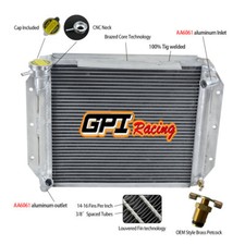 For 1956-1962 57 58 Mg Mga 1500 1600 1622 De Luxe 1.5 1.6l Mt Aluminum Radiator