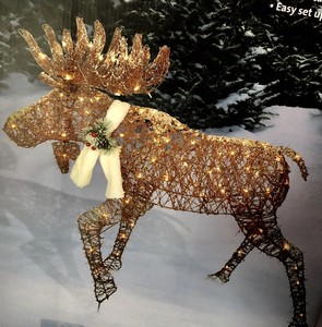 Moose Christmas Decorations Yard