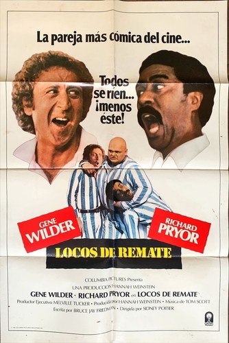 Stir crazy, int'l spanish 1sh 1980 Gene Wilder & Richard Pryor in chicken suits,