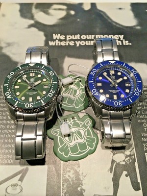 STEELDIVE Marine Master Diver Watch 300m 44m Green Blue USA SBDX017  6159-7001 | eBay