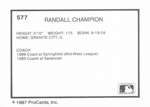 1987 ProCards Arkansas Travelers - You Pick 1 - STL Cardinals AA Minor League - Picture 17 of 51