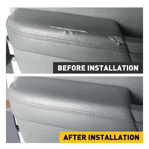 For Honda Pilot 2009-2015 Front Door Armrest & Center Console Lid Cover Leather - Picture 7 of 12