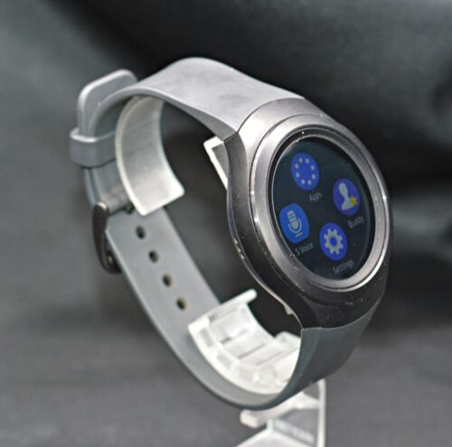 SAMSUNG GEAR S2 316L BLACK STAINLESS STEEL CASE MEN'S SMARTWATCH - Picture 3 of 7
