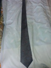 CRAVATTA UOMO NUOVA PURA SETA SILK SOIE TIE FANTASIA FIRMATE VINTAGE 7