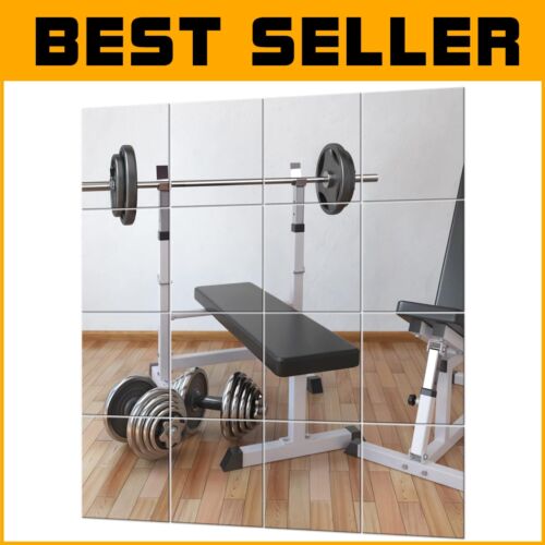 Versatile 12" Frameless Mirrors - Perfect for Home Gyms and Decorative Parties