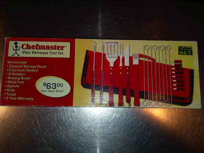 Chefmaster 22 Piece Barbeque Tool Set | eBay