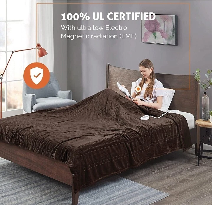 Degrees of Comfort Electric Blanket King Heated Blanket for Bed Dual Cont  104x90 | eBay