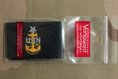 USN NAVY SENIOR CHIEF PETTY OFFICER E-8 RANK EMBROIDERED COVERALL INSIGNIA TAPE