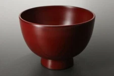 Owan Japanese soup bowl Echizen Lacquerware Handcraft Jinoko Hasori Tamari
