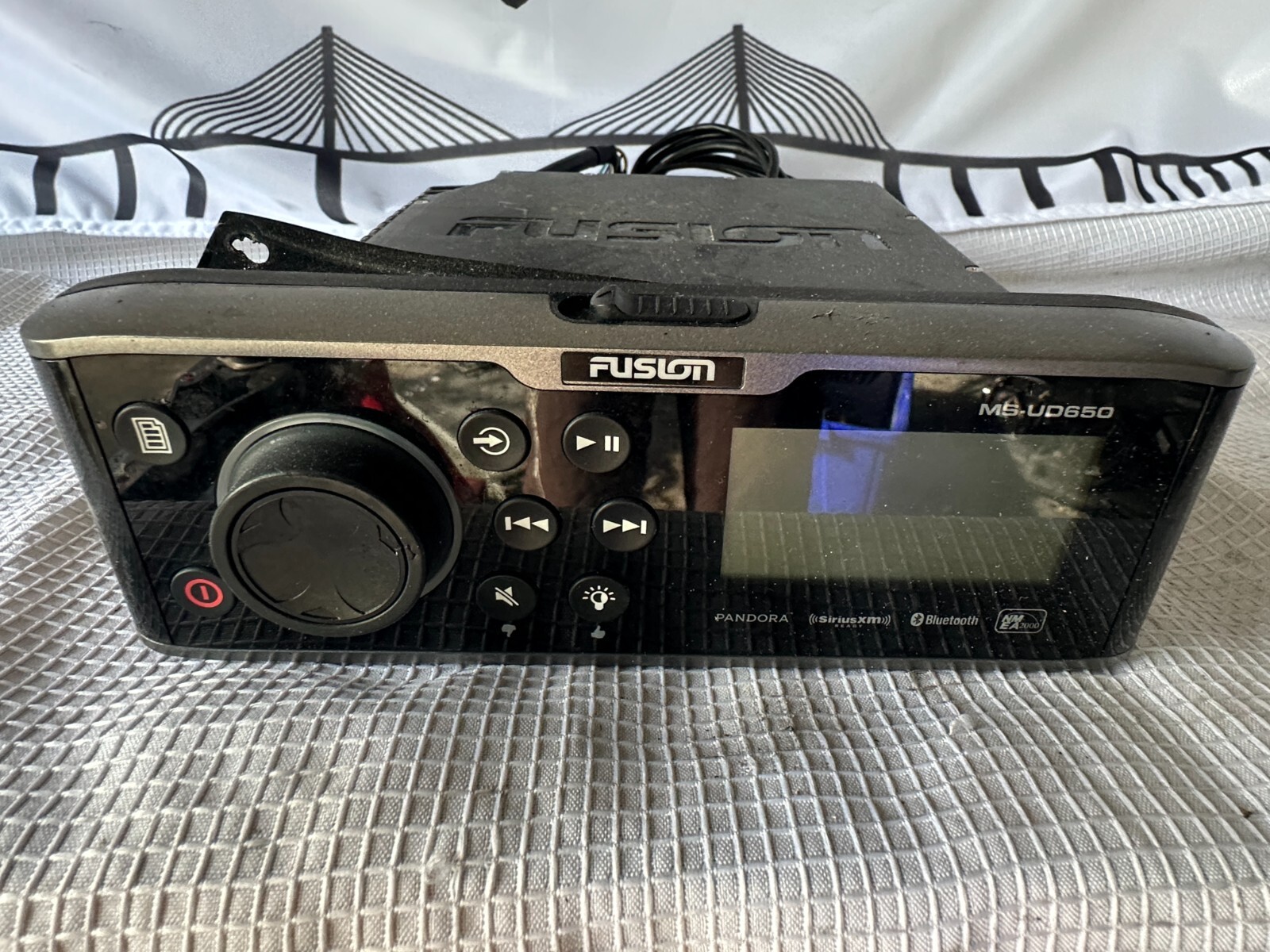 Fusion MSUD650 Bluetooth Pandora Sirius Radio Works Perfectly! eBay