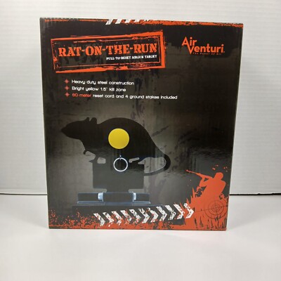 Air Venturi: Rat on the Run Target (SLIGHT DAMAGE TO BOX ONLY)