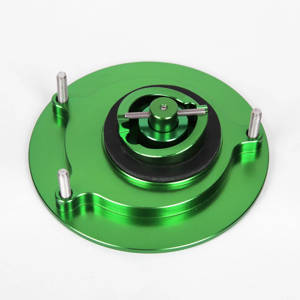 CNC Gas Tank Cap For Kawasaki ZRX 1200R ZZR 1200 ZZR 600 ZZR 1400 ZX-14 US Green Foto 3 de 4