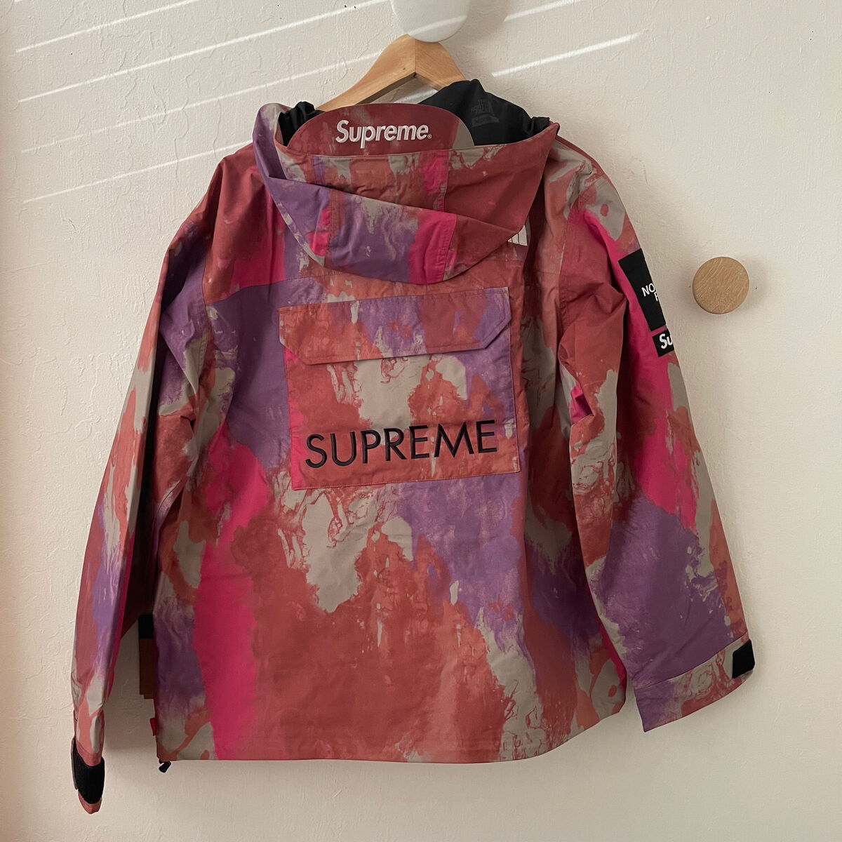 SUPREME x THE NORTH FACE Cargo Jacket Multicolor Print TNF Sz