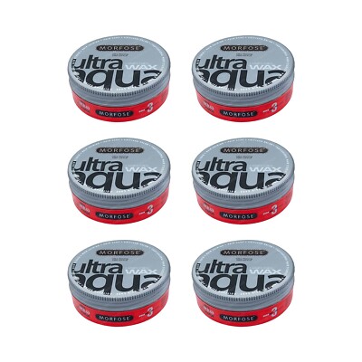 6x Morfose Aqua Gel Wax & Briyatin Haarwachs Matt & Glanz 175ml | Alle Sorten