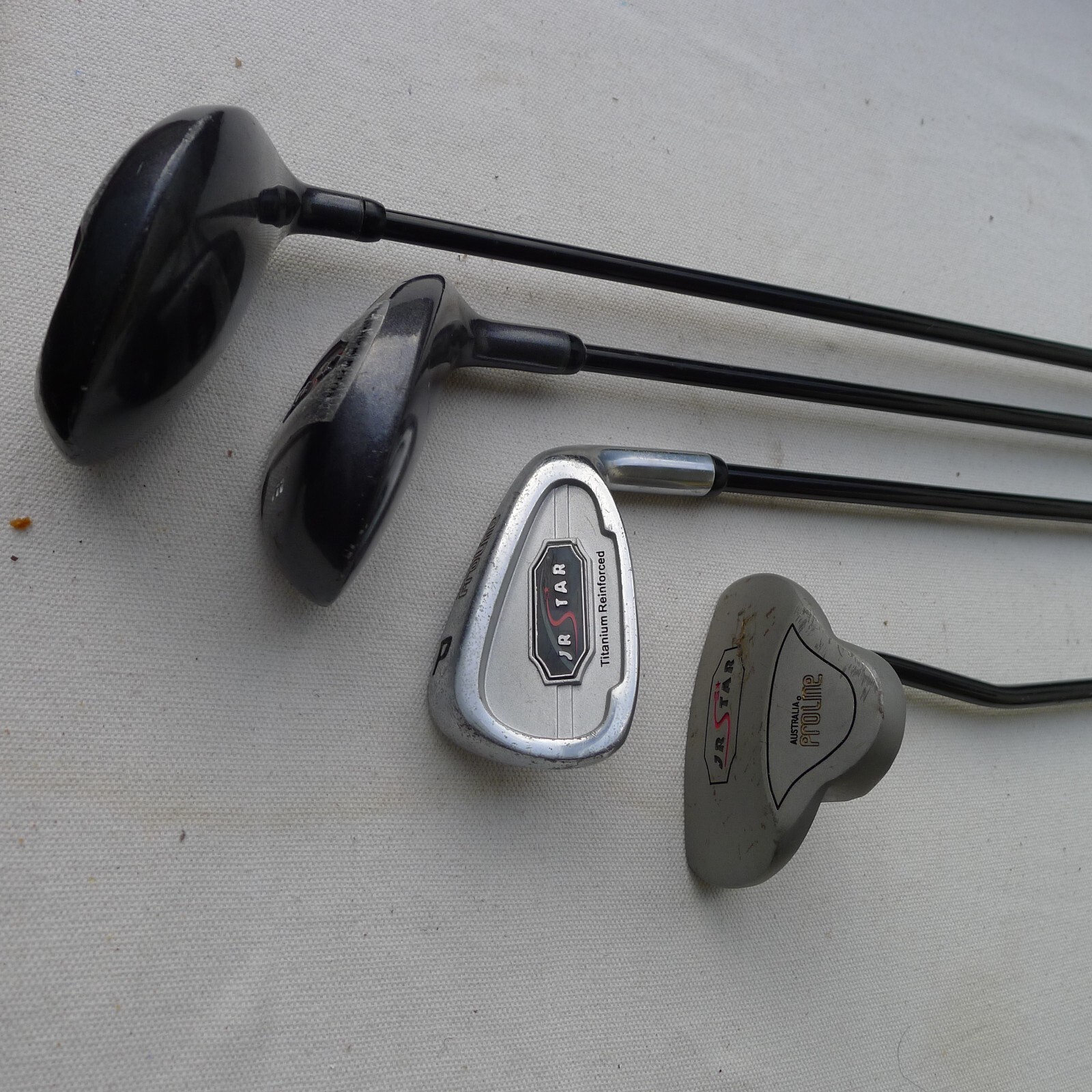 JR Star Junior Golf clubs by Proline Australia Graphite shafts Right